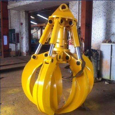 El excavador Hydraulic Orange Peel ase la rotación 18ton 25ton de 360 grados