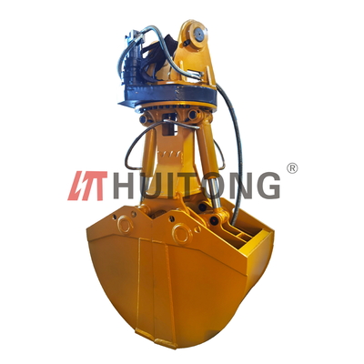Accesorio hidráulico de la maquinaria de construcción del cubo del gancho agarrador de la cubierta