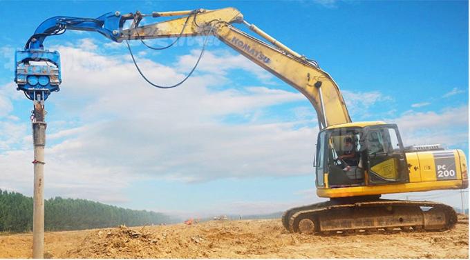 Excavador Vibro Hammer de Attachments 2800rmp del conductor de pila 6