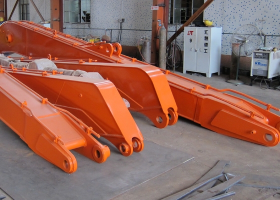 Excavadora de color OEM personalizada Boom de largo alcance para la extracción / excavación 10-30 metros Para excavadora de 10-100T