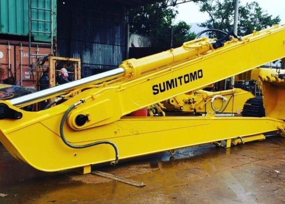Excavadora Boom de largo alcance 10 metros con 1,5 toneladas contrapeso brazo de extensión adecuado para excavadora de 6-8 toneladas