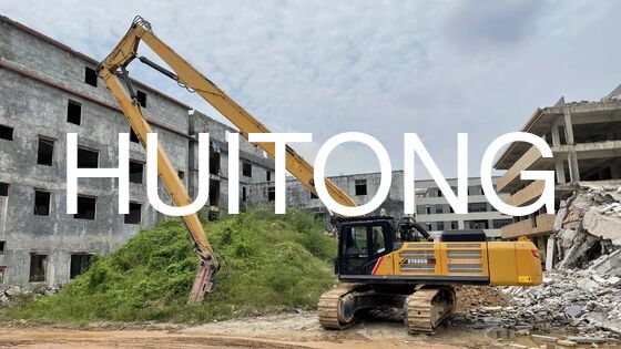 Excavadora de tres secciones de alto alcance de demolición 35T PC330 PC350 CAT330 CAT336 SK330 SK350 ZX330 ZX330 DX340 R335 HX330 SY335 XE335 EC330 Fábrica de alta altura de demolición de hormigón