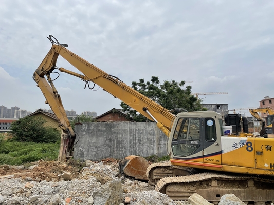 Boom de alto alcance y brazo de excavadora Construcción Demolición Extensión de brazo Boom de largo alcance para excavadora SY SK EX