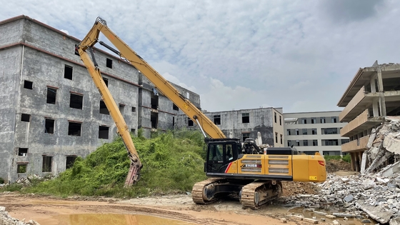 Boom de demolición de gran alcance de excavadora de 30 toneladas para la demolición de edificios con control de calidad y Q355/Q690/HG785/WELDOX/STRENX