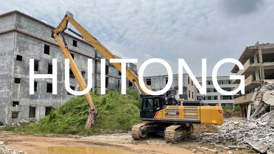 Excavadora Boom de demolición de alto alcance para PC250/CAT325 16m para demolición de larga distancia/urbana/de edificios altos