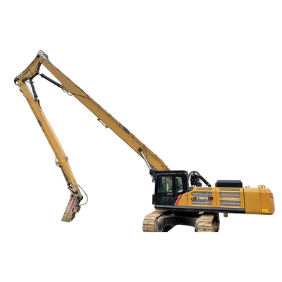 HT Excavadora de alto alcance y boom de extensión de brazo para la demolición de edificios para excavadora de 25 30 50 60 toneladas