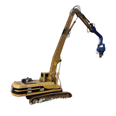 Fabricante chino Excavadora maquinaria de empilado Boom maquinaria de construcción hidráulica de chapa conductor de pila para la venta