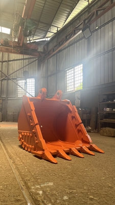Excavadora de roca cubo con Hardox400 peso personalizado dientes de trabajo pesado