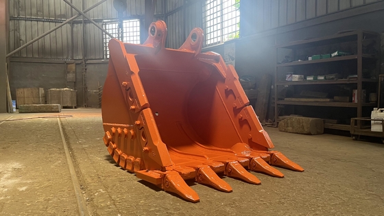 Excavadora de roca cubo con Hardox400 peso personalizado dientes de trabajo pesado