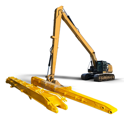 Excavadora Boom de largo alcance 10 metros con 1,5 toneladas contrapeso brazo de extensión adecuado para excavadora de 6-8 toneladas