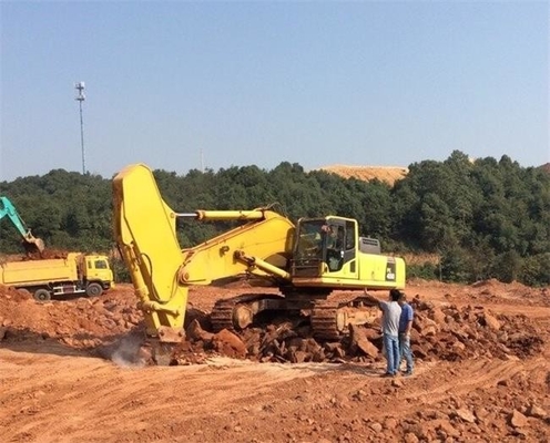 Extensión de excavadora de largo alcance Boom y brazo para PC200 SK200