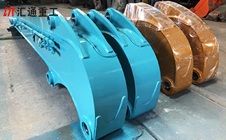 Extensión de excavadora de largo alcance Boom y brazo para PC200 SK200