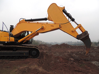 Q355B Q690 Boom de roca para excavación de tierra de trabajo pesado para excavadora de 35-100 toneladas