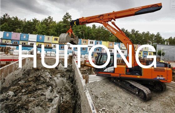 EXCAVATOR Three-Stage Telescopic Boom for PC450/CAT345 25m for High-Rise Building Demolition/Vertical Dismantling Operations