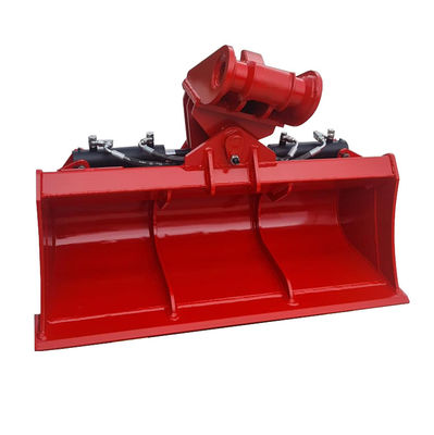 Excavadora Cubo de inclinación hidráulica de 1,2 m3 Capacidad Cubo de zanja de inclinación ancha Acoplamiento para excavadora de 25-30 toneladas PC260 CAT329 DX300 R305 SY305 XE260 Excavadoras de construcción