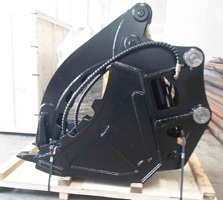 100% OEM Huitong Excavadora Dedo pulgar cubo para excavadoras de 12 toneladas Multifuncional en la limpieza de bosques / sitio de construcción de carreteras