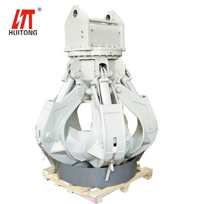Excavadora de 5-9 toneladas Compatible con Huitong Orange Peel Grab Ideal para la manipulación de chatarra / desechos Personalizado y aprobado por CE