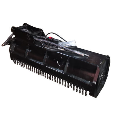 Excavadora Huitong Cortadora de escamas para excavadoras de 6 a 10 toneladas, mantenimiento de calles y fosas/forestación