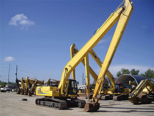 10-30 metros Excavadora de trabajo pesado Boom Amarillo OEM- Extensión de largo alcance