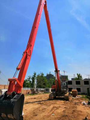 Fabricante a medida Venta directa Excavadora de 22 m Boom de largo alcance Q355/Q690 Traje de acero para condiciones de trabajo pesado CAT349/Hyundai R500 Boom de largo alcance