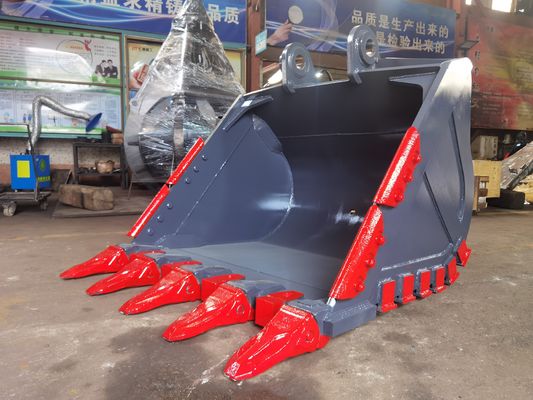 Cubo de roca Huitong para minería/cantera/blindaje de doble capa con dientes de cincel reemplazables, certificado CE, OEM disponible