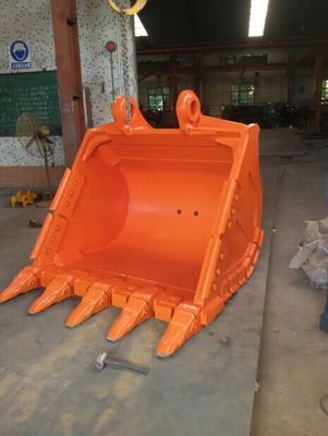 Cubo de roca Huitong para excavadoras de 10 toneladas, minería/cantera/blindaje de doble capa con dientes de cincel reemplazables, certificado CE, OEM disponible