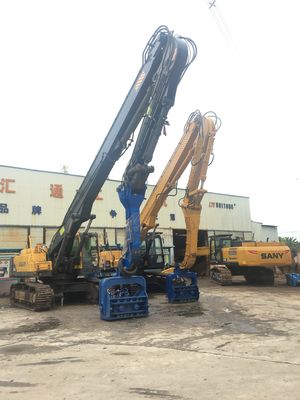 Brazo y pluma de fijación de pilotes hidráulicos Huitong para excavadoras de 30-38 toneladas, compatible con CAT/Komatsu