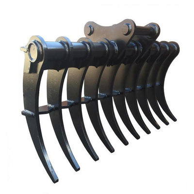 Excavadora de raíz para Hitachi Landscape Rake para mini excavadora mini excavadora de raíz balde