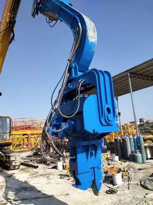 Martillo hidráulico duradero para conducción de pilotes HT250, compatible con excavadora PC200 SH220 20-24T para proyectos de pilotes municipales y rurales
