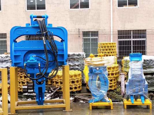 HT350 Martillo hidráulico duradero para empillar montura excavadora 35-40T EX400 PC350 para proyectos municipales y rurales de empillamiento