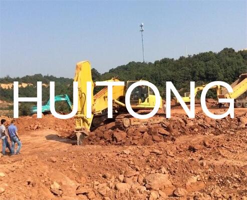 Pluma de roca de alta resistencia, pluma destripadora compatible con excavadora R350 DH420 SH350 de 35-44 toneladas para proyecto de excavación de piedra dura