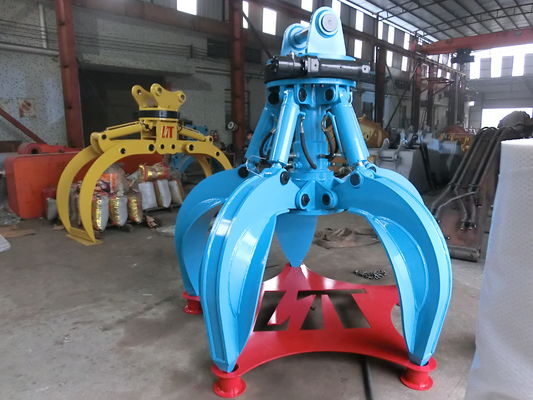 Pinza de naranja Huitong personalizada para excavadoras, para excavadoras de 17-26 toneladas, equipo de manipulación de chatarra/residuos, con certificación CE