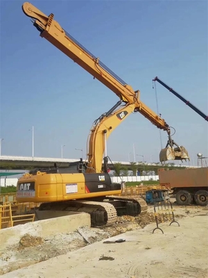Huitong profundidad máxima de excavación 25m Excavadora Brazo telescópico para excavadoras de 30-49 toneladas, personalizado, certificado CE