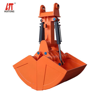 Personalizar excavadora hidráulica Clamshell cubo 0.6m3 6-10T Excavadora PC60 SK100 para el dragado de río Limpieza Trabajo de movimiento de tierras