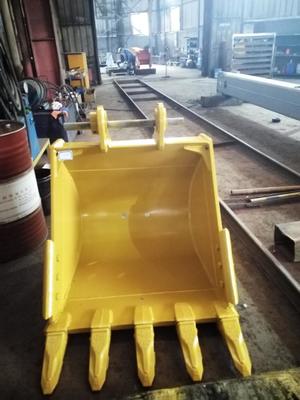 Cuchara para roca de excavadora de 20-30 toneladas, 0.8 cbm de capacidad estándar, acero Q355B