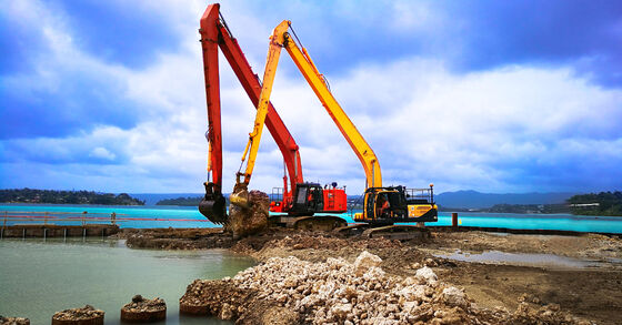 Q690 Material Excavadora Boom de largo alcance Fabricante Venta directa de alta calidad PC300EX300 Excavadora Boom largo