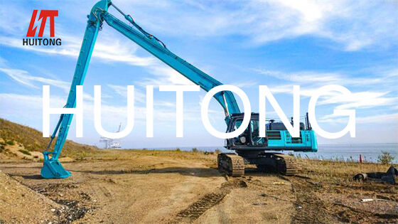 Excavadora Boom de largo alcance para PC250/CAT325 18m para trabajo de formación de pendientes/ dragado de ríos/ excavación de largo alcance/ revestimiento