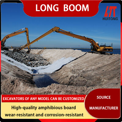 Excavadora amarilla de trabajo pesado Q355B Q420/550/690 10-30 metros de longitud