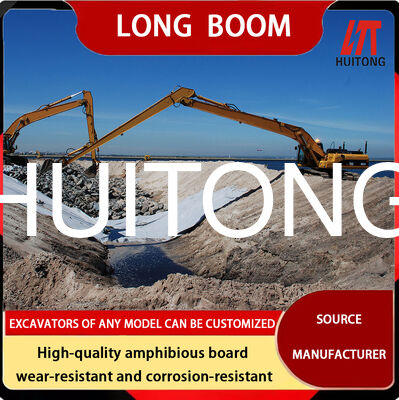 EXCAVATOR Long Reach Boom for PC300/CAT330 18m for Slope Shaping/River Dredging/ Extended Reach Excavation/Revetment Work
