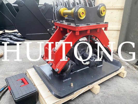 Pisón Vibratorio HUITONG para Excavadora CAT303/SY35 para Rellenos Sanitarios/Cimentaciones/Tuberías/Zanjas/Ingeniería de Taludes