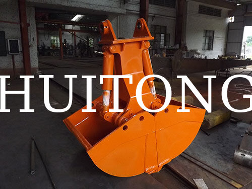 Suministro de fábrica Cubo hidráulico de almeja para excavadora Material HUITONG de alta calidad Q355B 3-5Ton 0.4m para manipulación de materiales/excavación de cimientos/carga y descarga de bodegas de barcos