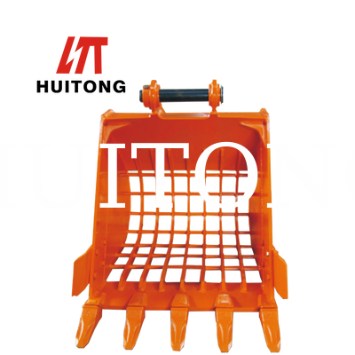 Excavadora Cubo de esqueleto para PC220/CAT322 1.1cbm para clasificación de grava / clasificación y selección de materiales / separación de rocas del suelo superior