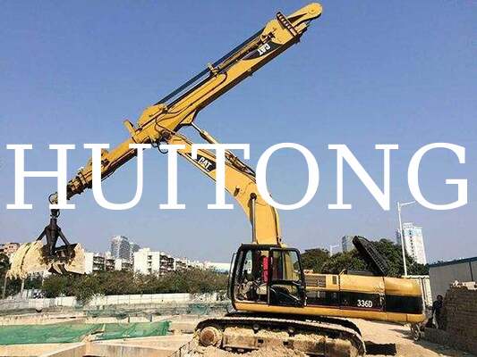 HUITONG Customized Excavator Telescopic Arm 15m for 20 to 25 Ton Excavators Deep Excavation Dredging and Foundation Work