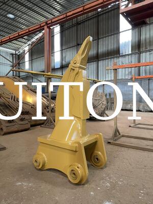 Single Shank Rock Ripper for 17 to 20 Ton Excavators EX220 PC210 SK230 for Hard Soil and Weathered Rock Loosening