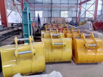Q355 Cubo de excavadora de alta calidad para excavadora de 20T Cubo de trabajo pesado Concha de roca minera personalizada