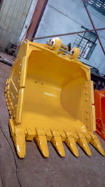 Dientes afilados Excavadora de trabajo pesado Bucket Durabilidad Hardox550 0,25-4,3cbm Capacidad