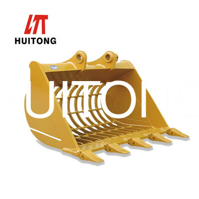 Cuchara esqueleto para excavadora PC200/CAT320 de 0.9m³ para nivelación de grava/clasificación y cribado de materiales/separación de rocas de tierra vegetal