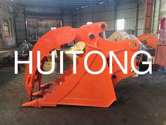Excavadora Cubo de pulgar para PC200/CAT320 0,8cbm para limpieza de sitios/manejo de materiales/operaciones de carga/agricultura