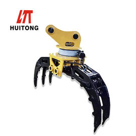 Agarrador de troncos giratorio para excavadoras de 2-40 toneladas Q355B Color personalizable