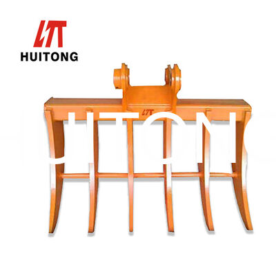 Excavator Rake for PC200/CAT320 0.8CBM for Soil Loosening/Ditch Cleaning/Reciprocating Motion/Muck Cleaning/Slope Operation